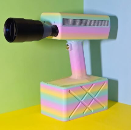 KX-(130-260-400-500)-DIY Laser Cannon Colored. Handheld (130W-260W-400W-500W). Range (15-50-80-50)m , with fast charging.