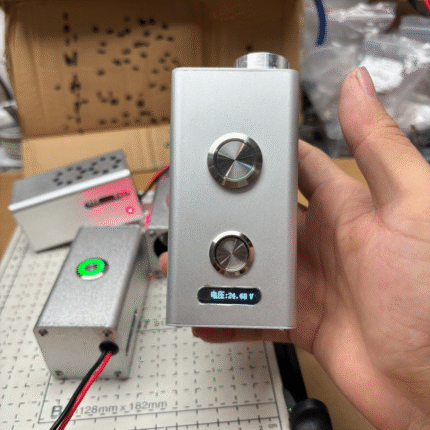 YZ-120 Laser Cannon 120W (Without battery, can be shipped worldwide), need your own (DC 15-25V, 5Ah). Range 5-10m.